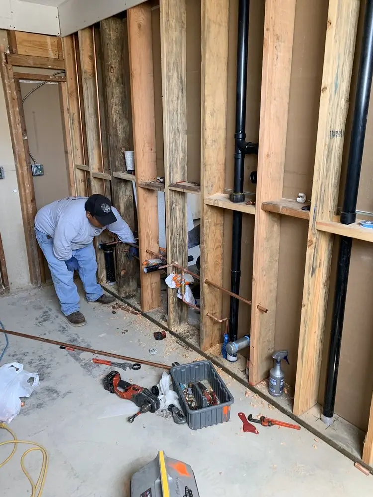 Commercial rough-in plumbing for Water Heater Replacement in Lockbourne